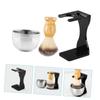 GALPADA 1set Men Shaving Brush Kit Shaving Bowl Comfortable Brush Holder and Rustproof for Daily Grooming and for Him view 2