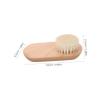 DECOMELODY Nail Scrub Brush Soft Bristles for Gentle Cleaning Handle for Comfortable Grip Nail Cleaner for Versatile Pedicure Tool for Home and Spa Use view 2