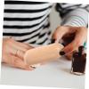 DECOMELODY Nail Scrub Brush Soft Bristles for Gentle Cleaning Handle for Comfortable Grip Nail Cleaner for Versatile Pedicure Tool for Home and Spa Use view 4