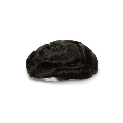 yanzhuen001 Men's Wig, 0.06-0.08mm Knots Toupee Men Capillary Prosthesis Wig for Men InvisibleThin Skin Hair Replacement Men Toupee Hair System,Blonde Wig