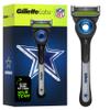Gillette Labs Special NFL Cowboys Edition Shaving Razor for Men - 1 Handle, 1 Razor Blade Refill, Perfect for Game Day Grooming, GilletteLabs with Exfoliating Bar view 1
