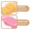 EXQUIMEUBLE 2pcs Nail and Finger Cleaning Brush Hand and Nail Dust Removal Tool Ergonomic Non- Design for Home Office and Travel for Boys and Girls and Adults view 2
