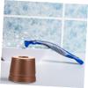 EXQUIMEUBLE Aluminum Razor Stand Holder for Manual Razors 1-Piece Compact and Stylish Design for Men for Bathroom Organization view 2