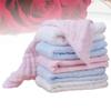 CHICAMPERA 6pcs Cotton Gauze Towels Versatile Handkerchiefs for Feeding and Face Cleaning Soft and Absorbent Boy Girl Facecloths White view 3