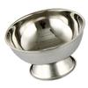 GALPADA Footed Shaving Bowl Portable Stainless Steel Shaving Mug Reusable Cup for Men Elegant Design Comfortable Grip for Home and Travel Use view 1