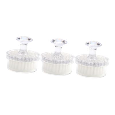 CALLARON 3pcs Multi-Function Face Brush Face Scrubber Brush Safe Material for Deep Cleansing Gentle Exfoliating
