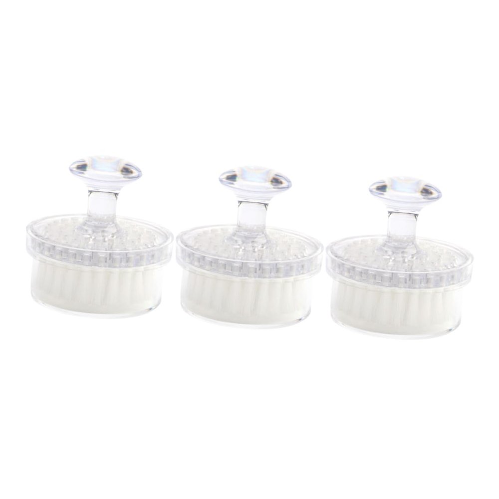 CALLARON 3pcs Multi-Function Face Brush Face Scrubber Brush Safe Material for Deep Cleansing Gentle Exfoliating