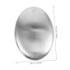 NIYANGLE 2pcs Reusable Steel Soap Bars Odor Neutralizing Soap Stainless Steel Odor Absorber for Kitchens view 2