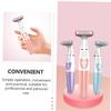 EXQUIMEUBLE Rechargeable Hair Trimmer for Women Women's Electric Razor for Hair Removal view 3