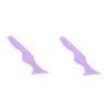 BELLIFFY 2pcs Eyeliner Stamp Tool Silicone Eyeliner Eyebrow Stencils Lipstick Mascara Girl Supplies view 1
