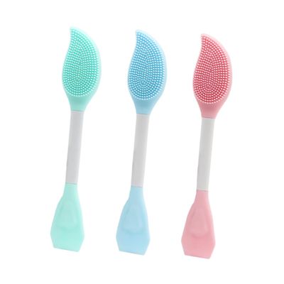 CALLARON 3pcs Quality Silicone Double-ended Brush for Face Mud Mask Application Skin Care Random Color