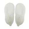 PartyKindom Silicone Gel Moisturizing Boat Socks for Cracked Feet Cracking Breathable Design Comfortable and Reusable for All Shoe White view 1