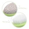 BIUDECO 2pcs Foot Care Tool Handy Foot Pumice Stone Brush Double-Sided Foot Scrubber for Dead Skin Removal with Hanging Hole view 3