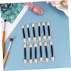 WRITWAA 24pcs Makeup Sponge Stick Eyeshadow Applicators Dual Sided Brush for Eye Shadow Makeup Brushes and Sponges view 2