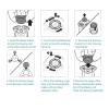 SH98/72 Replacement Blade/HeadCompatible For Philips9000 Electric Shavers S9000Compatible For PrestigeShaver Sp9880, Sp9800, Sp8920, Sp896 view 4