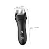 Beatifufu Electric Trimmer for Men USB Rechargeable Body Hair Trimmer with Blades Design for Groin Hair Grooming Compact Ergonomic for Travel and Home Use view 2