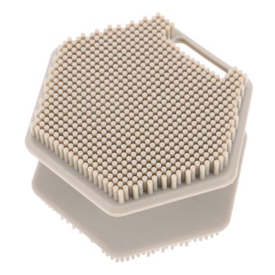 Beatifufu Facial Exfoliator Brush Double Sided Silicone Facial Scrubber for Men Gentle Cleansing Exfoliation