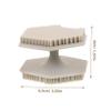 Beatifufu Facial Exfoliator Brush Double Sided Silicone Facial Scrubber for Men Gentle Cleansing Exfoliation view 2