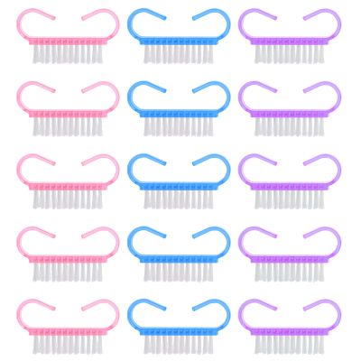 CALLARON 30pcs Nail Dust Brush Horn Brush Manicure Tool Dust Cleaning for Nail Care