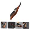 Beatifufu Wooden Handle Hair Shaver Holder for Men Beard Kit Mustache Razor Beard Trimmer view 3