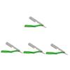 CALLARON 4pcs Professional Shaving Holder Folding Razor Storage Barber Holder Stainless Steel for Men view 1