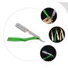 CALLARON 4pcs Professional Shaving Holder Folding Razor Storage Barber Holder Stainless Steel for Men view 2