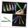 CALLARON 4pcs Professional Shaving Holder Folding Razor Storage Barber Holder Stainless Steel for Men view 3