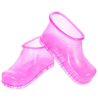 DECOMELODY 1pair Portable Foot Soaking Bath Shoes for Adults Comfortable Foot Massage Boots for Home Use for Relaxation