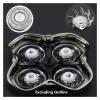 Shaver Replacement Heads BladesCompatible for SkullShaver Pitbull Gold PRO Brush Pitbull Shaver Replacement Blade(4 PCS S) view 3