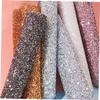 Nail Art Rhinestone Table Mat for Manicure Workstation Silver view 4