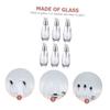 Gogogmee 6Pcs Travel Lotion Pump Bottles Leakproof Glass Containers with Collar Pumps for Liquid Cosmetic Storage for Travel Camping view 4