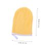 BIUDECO 2pcs Makeup Remover Gloves Facial Cleansing Mitts Soft Microfiber Yellow Purple for All Skin Types Quick-drying and Easy to Clean view 2