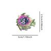 Mini Pitaya Hair Clips,Novelty Acetate Hair Clip,Mini Acetate Claw Clips for Women view 2