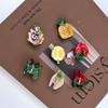 Mini Pitaya Hair Clips,Novelty Acetate Hair Clip,Mini Acetate Claw Clips for Women view 4
