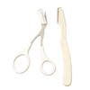 Eyeliner And Scissors With Comb, Facial Eyebrows, Mustache Shaping (White) view 1