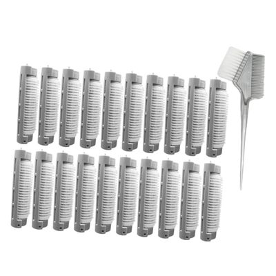 Beaupretty 20pcs Hair Root Volume Clips Perm Bars for Bangs Hair Rollers for Blowout Look Hot Rollers Curling Clips