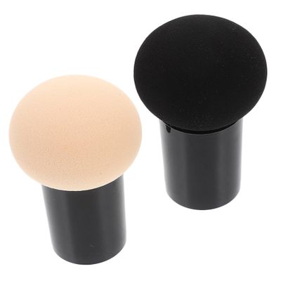 Beatifufu 2pcs Dry Wet Beauty Sponge Makeup Pads Foundation Applicator Gentle Girl Makeup Tool Easy to Clean