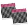 Healeved 50pcs Nylon Plastic Brow Brush Disposable Eyelash Comb Lash Brush for Extensions Easy to Use Black view 1