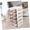 ARTIBETTER 5-Tier Desk Organizer Mini Drawers  Sturdy Plastic Storage Box for Office Supplies Makeup and Stationery view 3