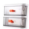 ARTIBETTER 5-Tier Desk Organizer Mini Drawers  Sturdy Plastic Storage Box for Office Supplies Makeup and Stationery view 4
