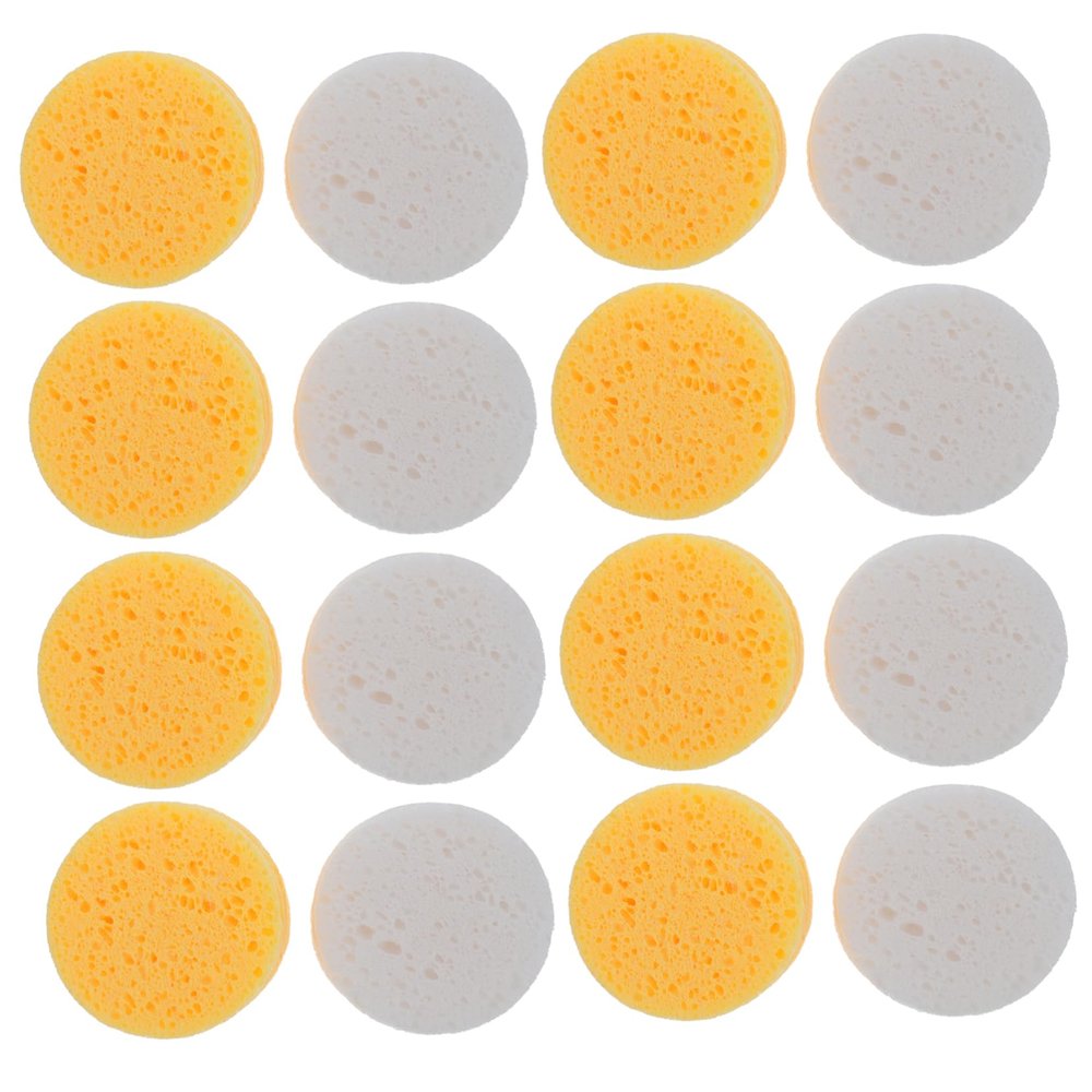 SKISUNO 100Pcs Rounded Face Cleaning Skin Care Washing Tool Compact and Lightweight Design for Makeup Removal and Cleansing for Daily Use and Various Skin