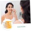 SKISUNO 100Pcs Rounded Face Cleaning Skin Care Washing Tool Compact and Lightweight Design for Makeup Removal and Cleansing for Daily Use and Various Skin view 4