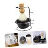 CALLARON 1 Set Portable Shaving Kit Shaving Brush Holder Soap Bowl and Stand for Men Essential Accessories for Comfortable Grooming Experience present for Father Day and Birthdays view 4