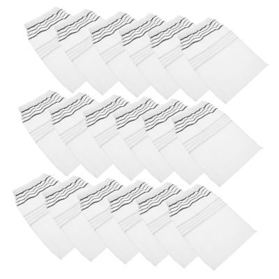 Beatifufu 20pcs Double-sided Bathing Gloves Exfoliating Body Scrubber Gloves Skin Exfoliator for Body Bath Accessory