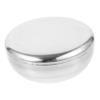 Beaupretty Men's Stainless Steel Shaving Mug Bowl Durable Shave Soap Cup Portable Silver Design for Traditional Shaving Classy present for Friends Height view 1