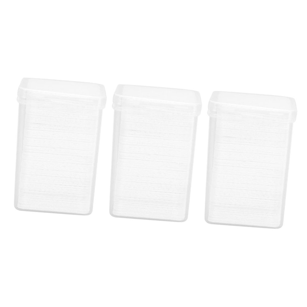 Beatifufu 600pcs Efficient Glue Cleaning Pads Lash Extension Glue Wipers No Chips for Travel Home Use