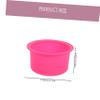 HOODANCOS Silicone Wax Melting Bowl Non-stick Heat-resistant Wax Heater Inner Pot for Hair Removal for Home and Salon Use Capacity Practical and Reliable Pink view 2