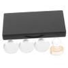 Happyyami 3-Color Empty Eyeshadow Palette with Mirror Rectangular Matte Case for Highlighter Blush and Concealer for Makeup Artists and Travel view 1