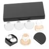 Happyyami 3-Color Empty Eyeshadow Palette with Mirror Rectangular Matte Case for Highlighter Blush and Concealer for Makeup Artists and Travel view 4