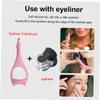 HONMEET Silicone Eyeliner Stencils Lash Spoolies Mascara Eye Makeup Tools Eyelash Applicator Eyeliner Drawing Aid view 2